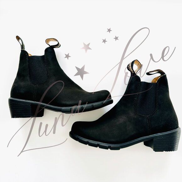 BLUNDSTONE Heeled High-Top Boots In Black 1960 (size 7.5) NEW! - Picture 7 of 9